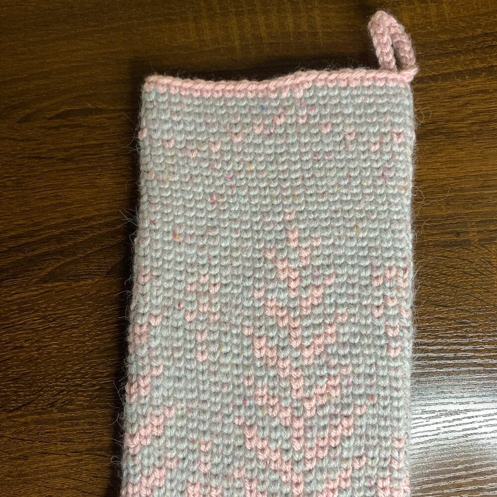 Handmade Spruce Tree Christmas Stocking - Picture 4 of 10
